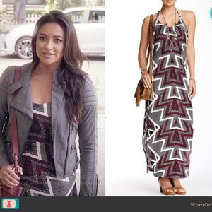 Free People Slubby Crinkle Serves You Right Printed Maxi Dress As Seen O…